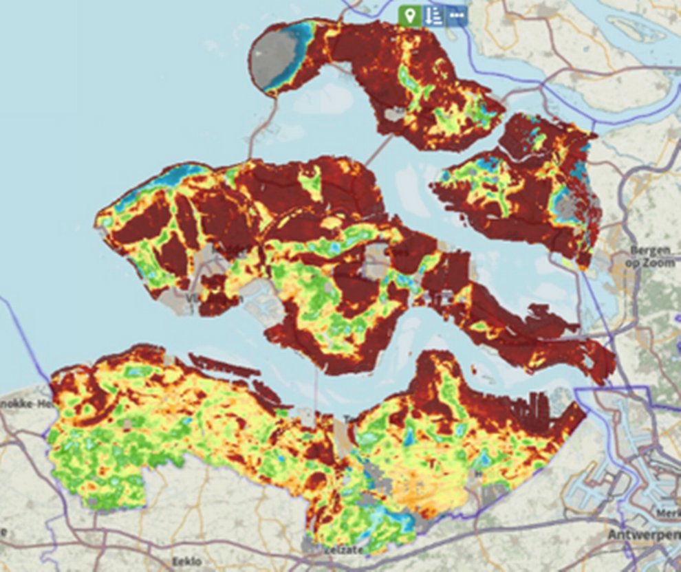 Onderzoek naar duurzame onttrekking uit zoetwaterbellen in Zeeland