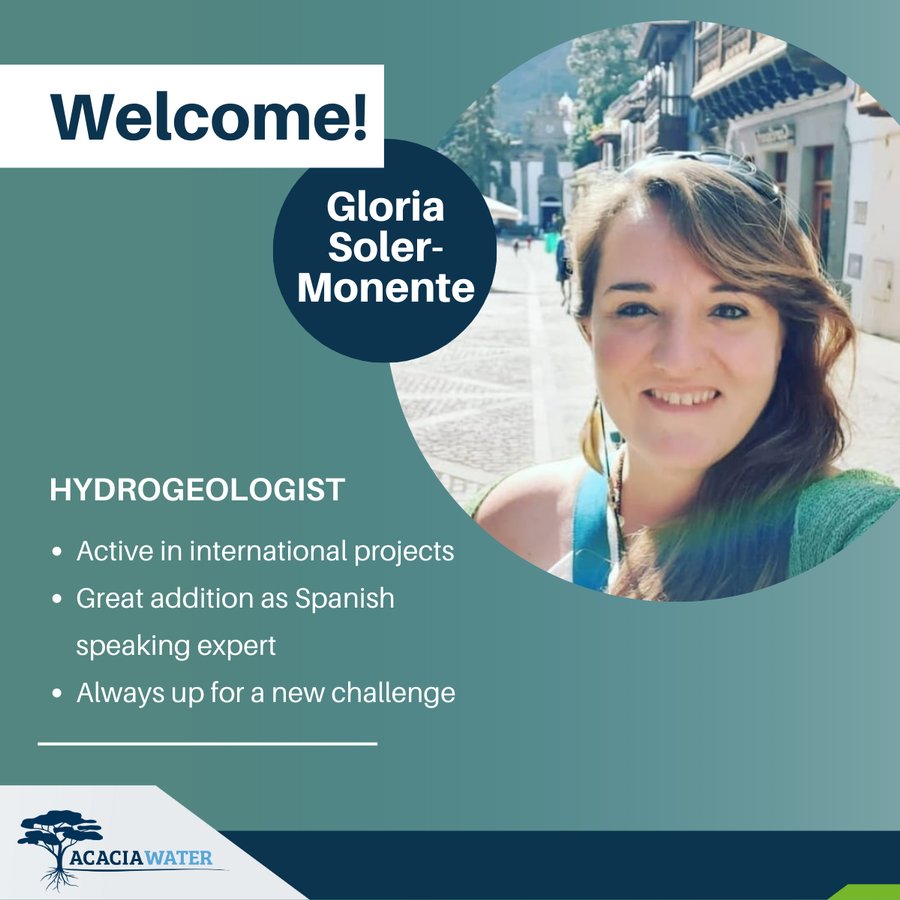 A warm welcome to Gloria Soler Monente! -  Acacia Water