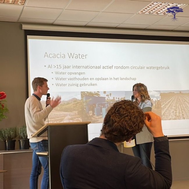 Pitch platformbijeenkomst van Platform Groene Hart Werkt! -  Acacia Water