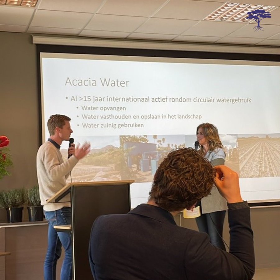 Pitch platformbijeenkomst van Platform Groene Hart Werkt! -  Acacia Water